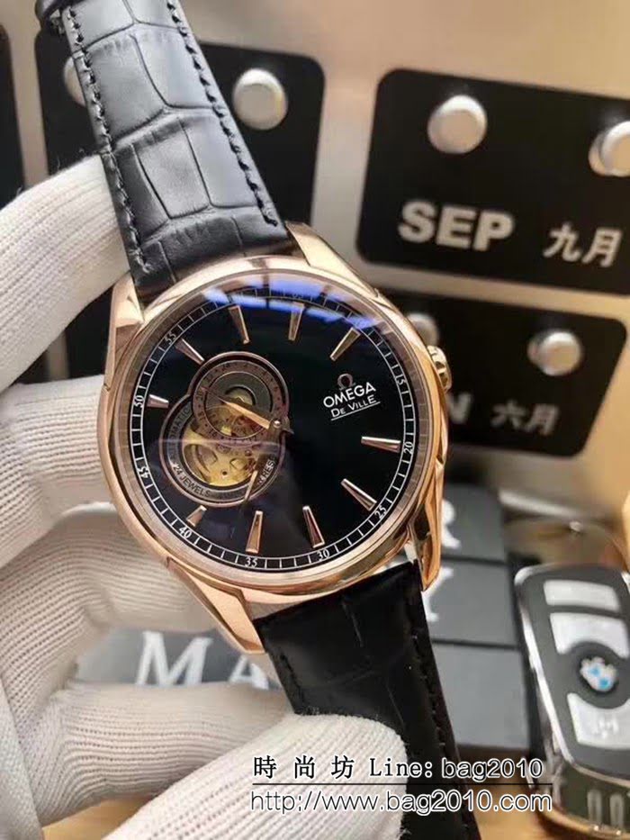 歐米茄OMEGA 新款首發 兩針半飛輪機械 男士腕表 WSS1076